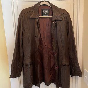 Frye Classic Rugged Leather Jacket Size Large